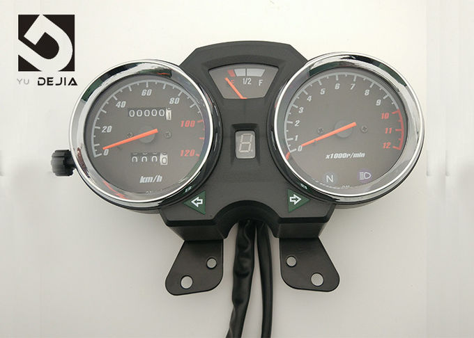 Velocímetro de Digitaces de la motocicleta que cruza, tacómetro del velocímetro de la motocicleta del mercado de accesorios