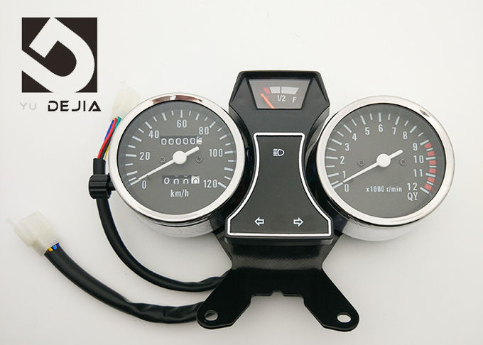 Ennegrezca el velocímetro de 12 de voltio Digitaces de la motocicleta para la exhibición del indicador de la gasolina 90-A